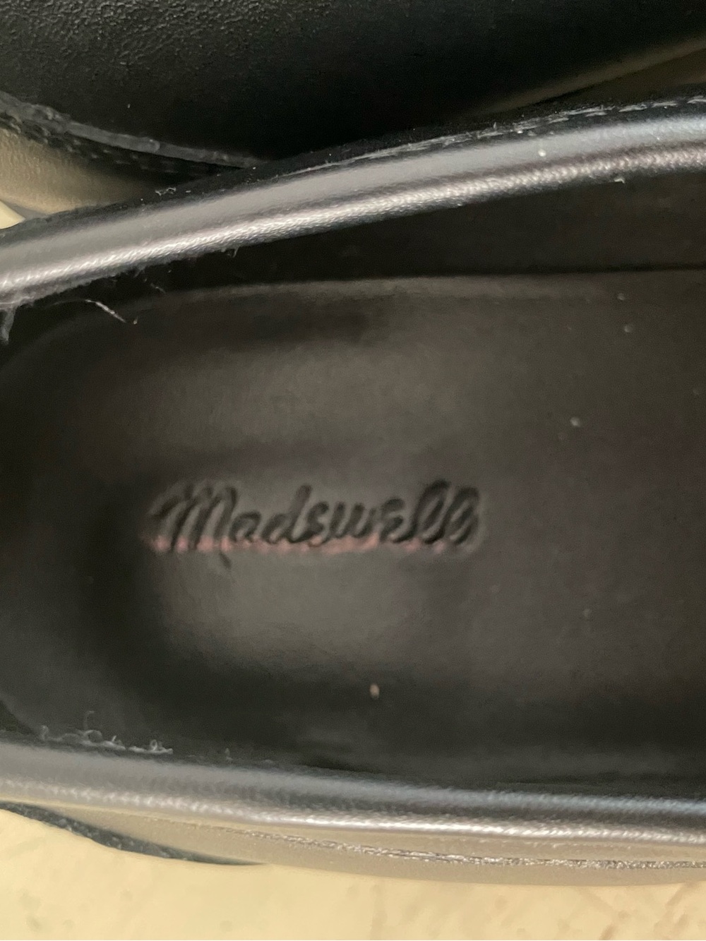 Madewell The Grayson Penny Loafer in True Black Size 9 1/2 M NWOB $178 NX647 - Picture 10 of 11